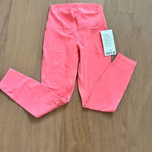 Lululemon align pant 25” Raspberry Cream RPCR 6
